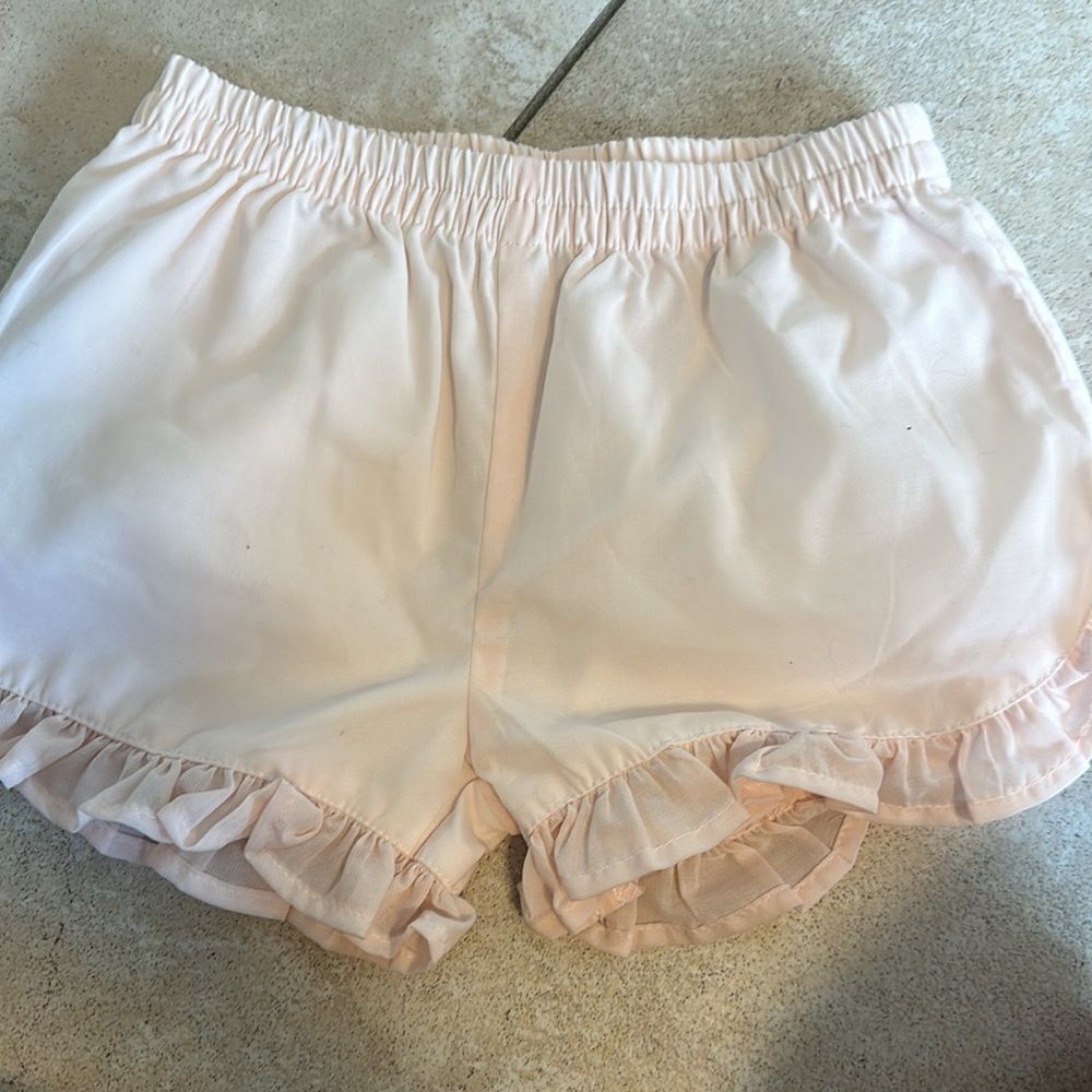 W.D. Wolf Daydream Girls Pink & Ivory Lace Tank Dress + Shorts - Size 4T - Picture 7 of 7